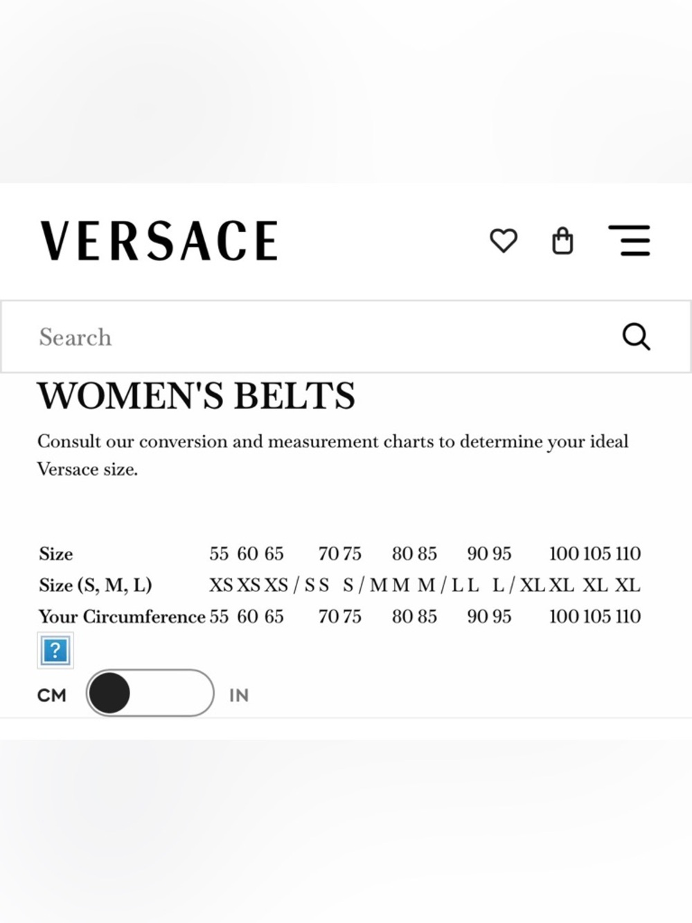 ✨Versace Jeans Collection Black Leather Belt with Gold Buckle Women’s size 85.✨ - Picture 5 of 8